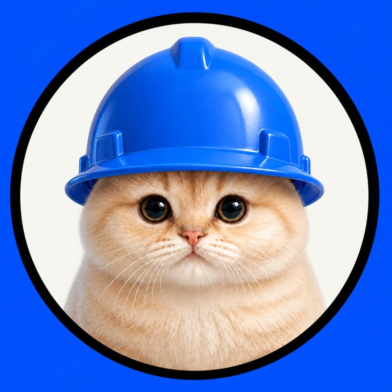 BASECAT, hard hat. soft paws.